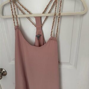 Charlotte Russe Pink Backless Camisole Top